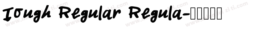 Tough Regular Regula字体转换